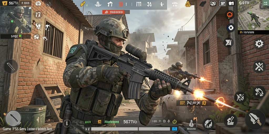 Gameplay seru dan intens di 567TV dengan berbagai mode FPS.