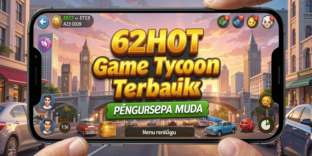 Tampilan gameplay 62HOT yang menarik dan penuh warna.