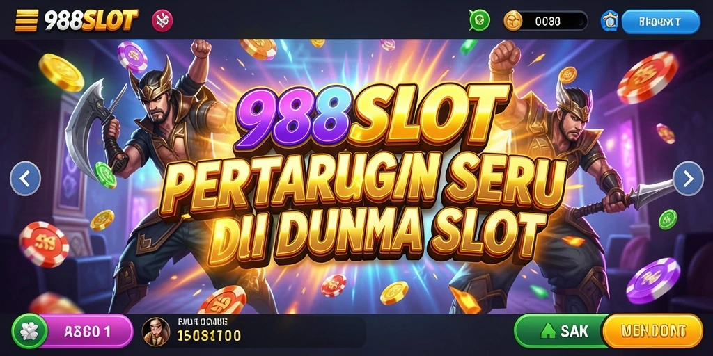 Screenshot gameplay <strong>988SLOT</strong> dengan pertarungan yang seru dan grafis menawan.