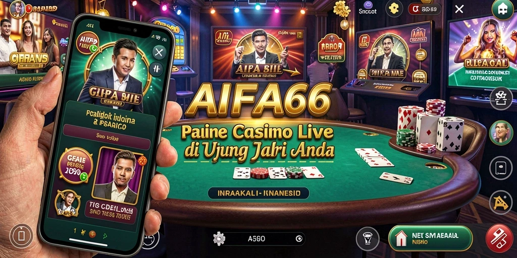 Gameplay AIFA66 yang menarik dengan dealer langsung dan interaksi nyata.