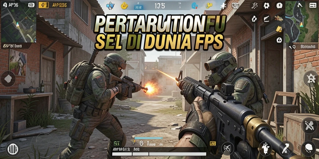 Gameplay seru API36 dalam aksi tembak-menembak yang intens.