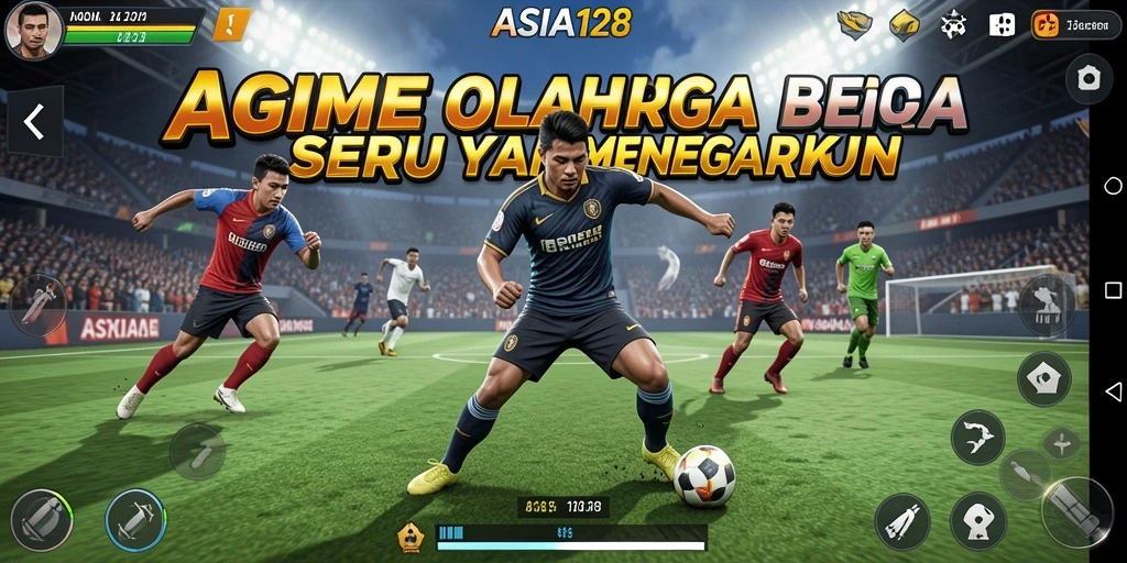 Tampilan screenshot ASIA128 menunjukkan saat pertandingan olahraga yang seru.