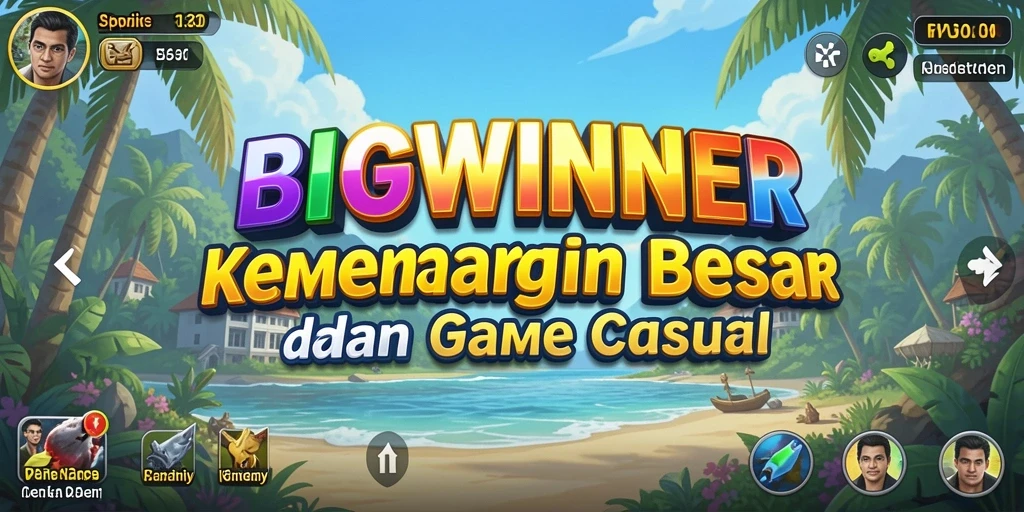 Screenshot utama BIGWINNER menampilkan gameplay yang seru dan mengasyikkan.