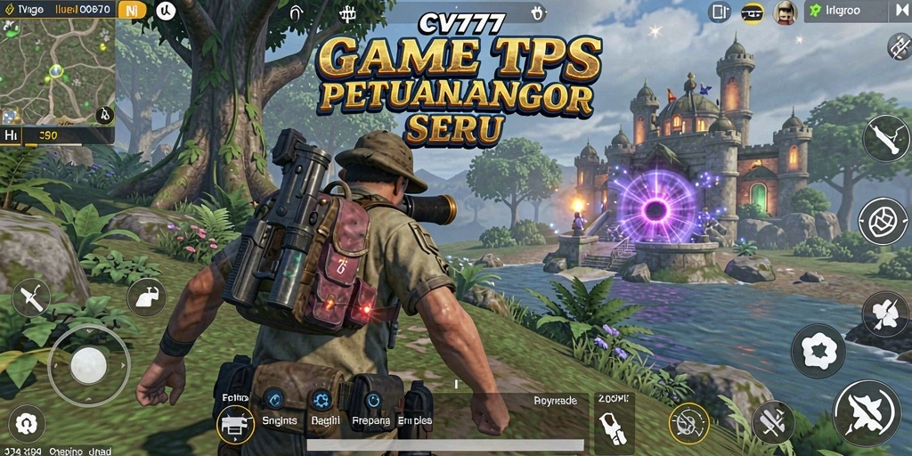 Tangkapan layar utama <strong>CV777</strong> menampilkan aksi mendebarkan dalam gameplay TPS.