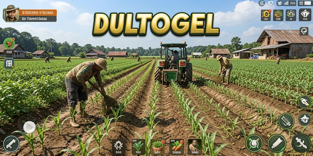 Tampilan gameplay DULTOGEL yang menyenangkan dan interaktif.