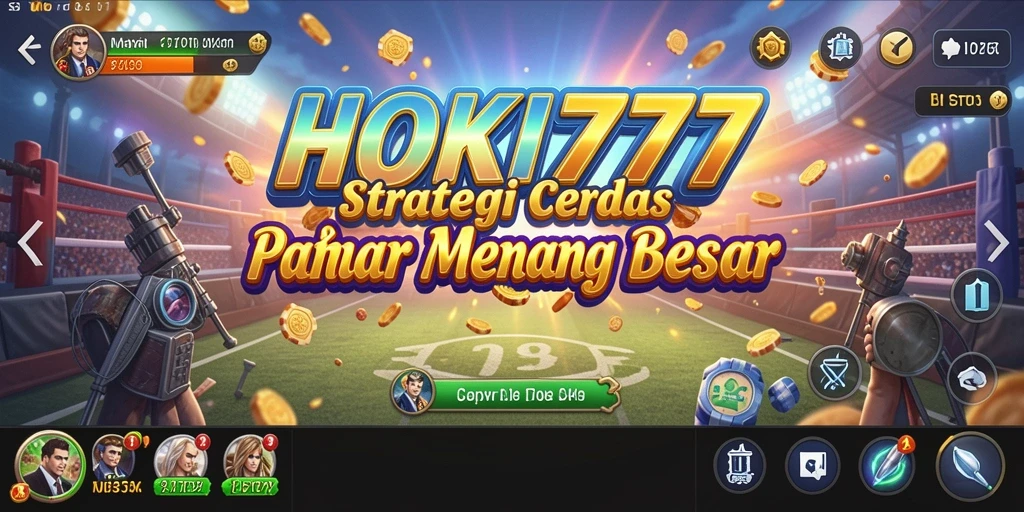 Screenshot gameplay HOKI777 dengan aksi strategi yang intens.