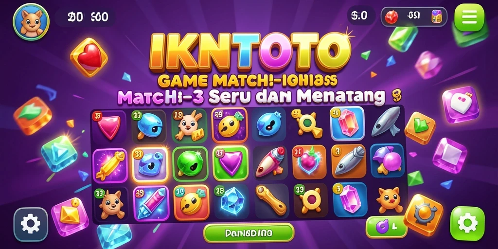 Tampilan gameplay seru di IKNTOTO dengan kombinasi warna-warni.