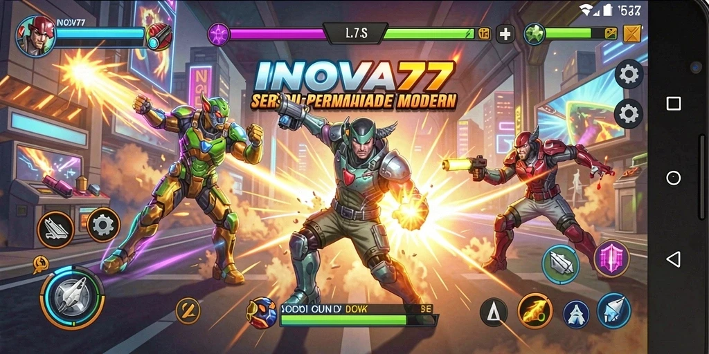 Tampilkan gameplay seru dari INOVA77, game Arcade yang menantang.