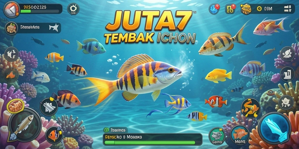 Tampilan gameplay JUTA7 yang seru dan penuh aksi Tembak Ikan.