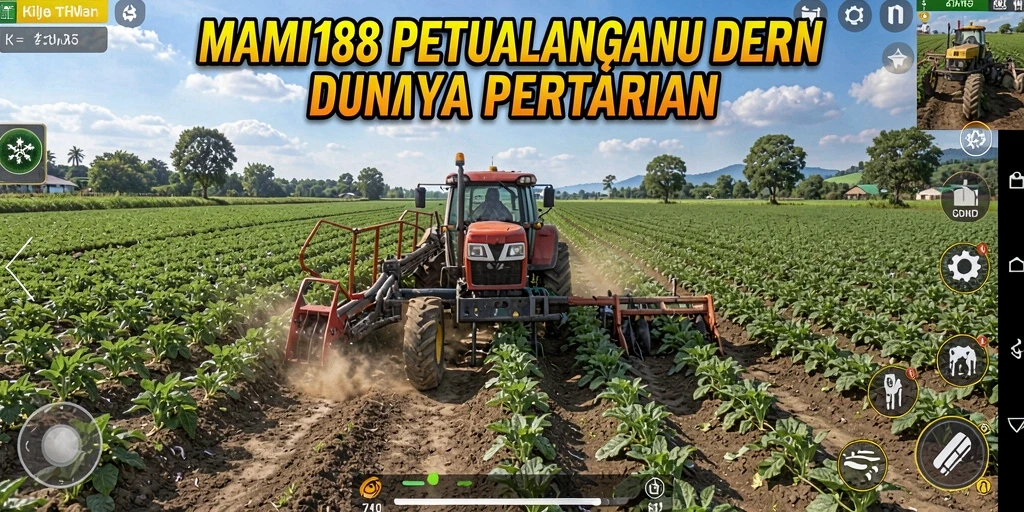 Gameplay MAMI188 menunjukkan keseruan bercocok tanam dan merawat hewan.