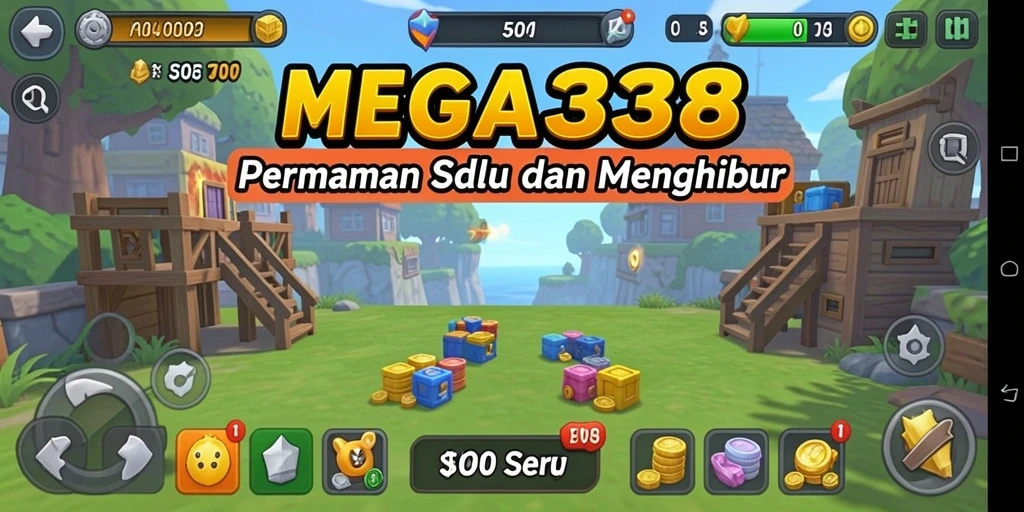 Tampilan gameplay MEGA338 yang intuitif dan menghibur.