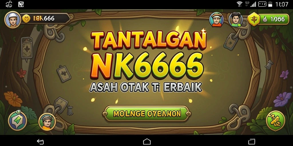 Tampilan gameplay NK666 yang menarik dalam menyelesaikan teka-teki.