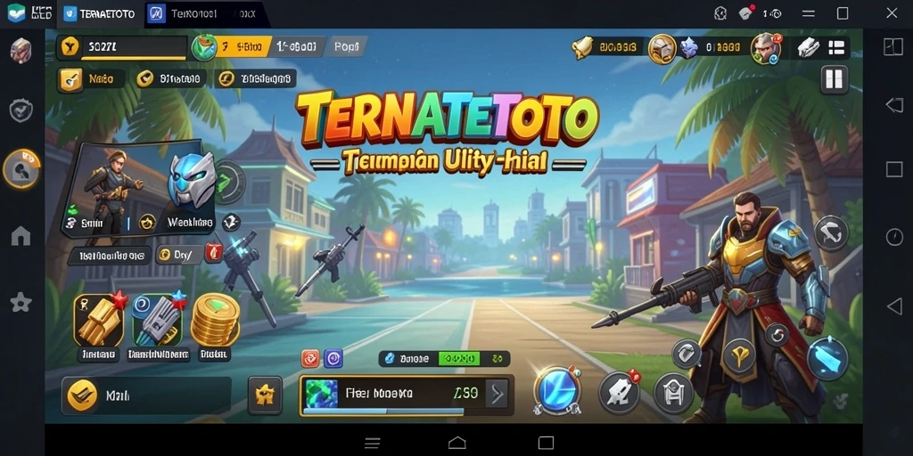 Tampilan antarmuka pengguna TERNATETOTO yang menarik dan fungsional.