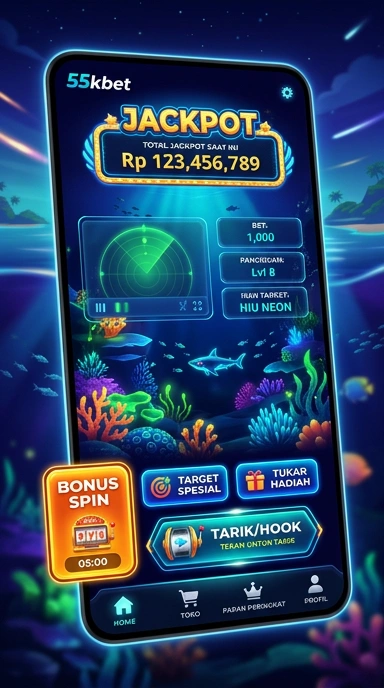 Tampilan antarmuka pengguna 55kbet yang sederhana dan mudah digunakan.